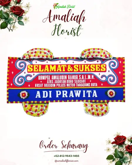 Papan Bunga Ucapan Selamat Rurukan Satu